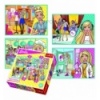 Puzzles - "4in1" - Barbie's career / Mattel, Barbie [34301]