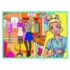 Puzzles - "4in1" - Barbie's career / Mattel, Barbie [34301]