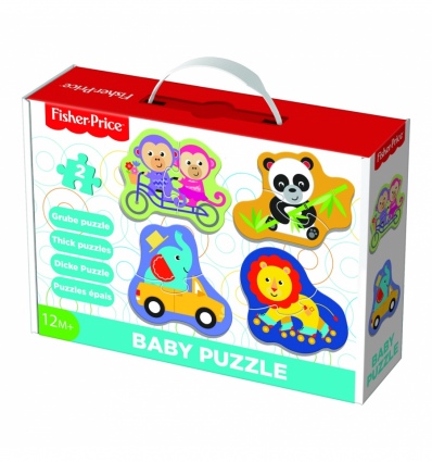 Puzzles - Baby Classic - Cheerful animals / Mattel Fisher-Price [36081]