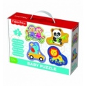 Puzzles - Baby Classic - Cheerful animals / Mattel Fisher-Price [36081]