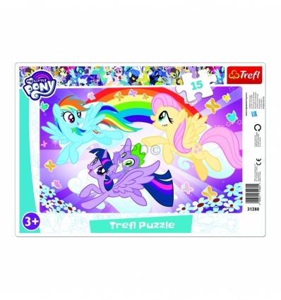 Puzzles - "15 Frame" - Pony play / Hasbro, My Little Pony [31280]