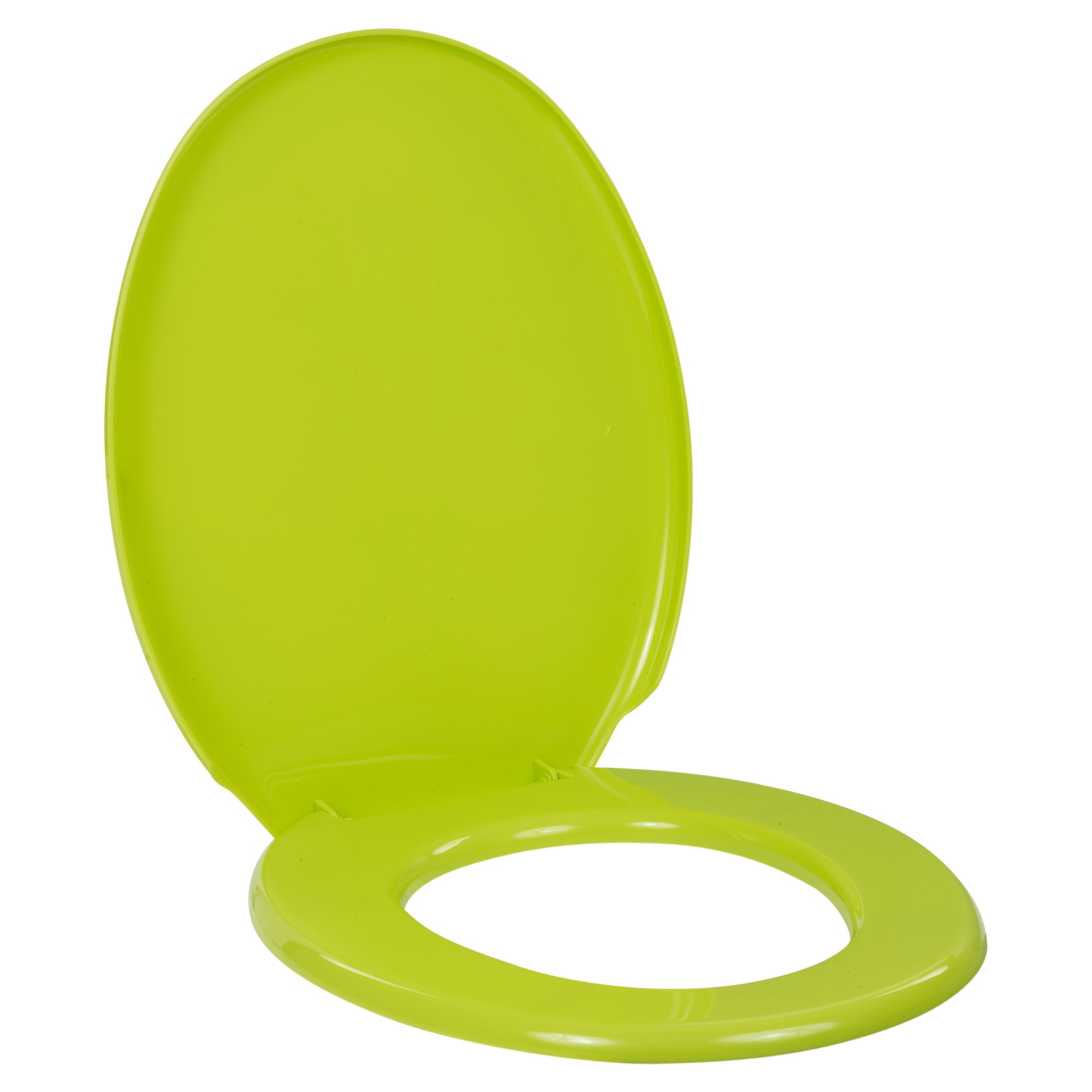 Coloured Universal Toilet Seat Easy Clean Oval Shape Durable Plastic Bathroom WC