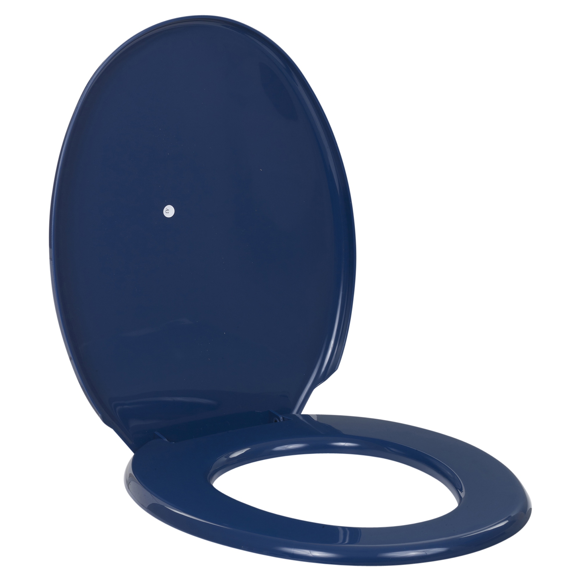 Coloured Universal Toilet Seat Easy Clean Oval Shape Durable Plastic Bathroom WC