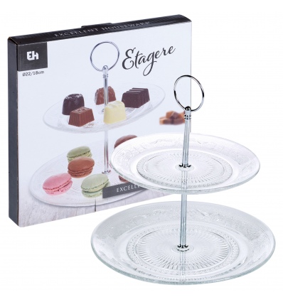 2 Tier Cake Stand 23cm [558104]