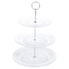 3 Tier Glass Cake Stand  [558074]