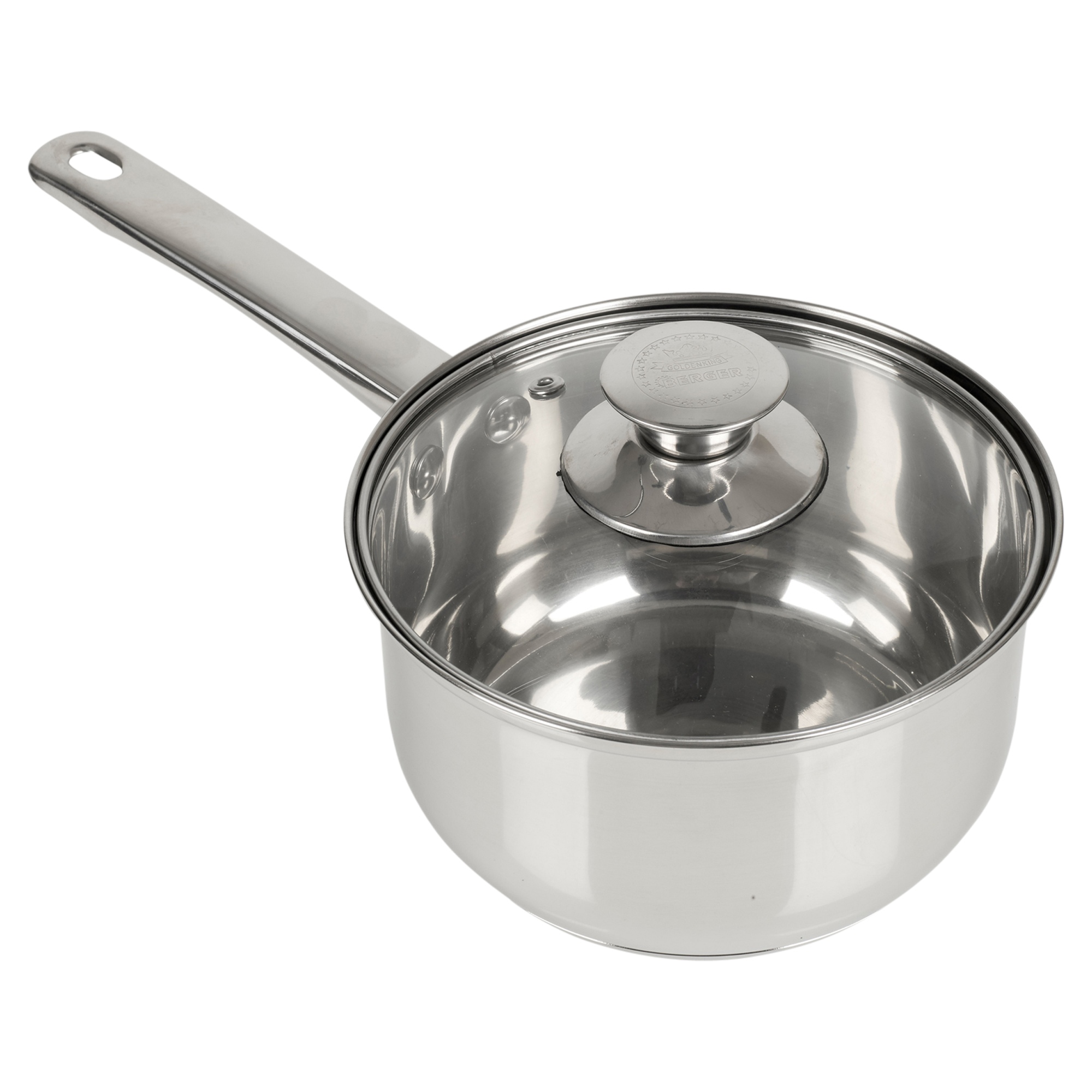 Berger 13pc Stainless Steel Cookware Set Saucepans Lid Cooking Food