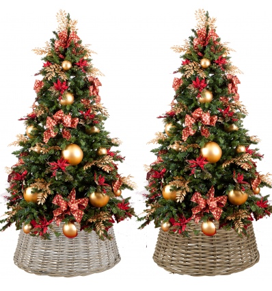 Christmas Tree Wicker Skirts