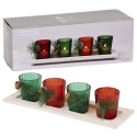 Christmas Tea Light Holder Set [212761]