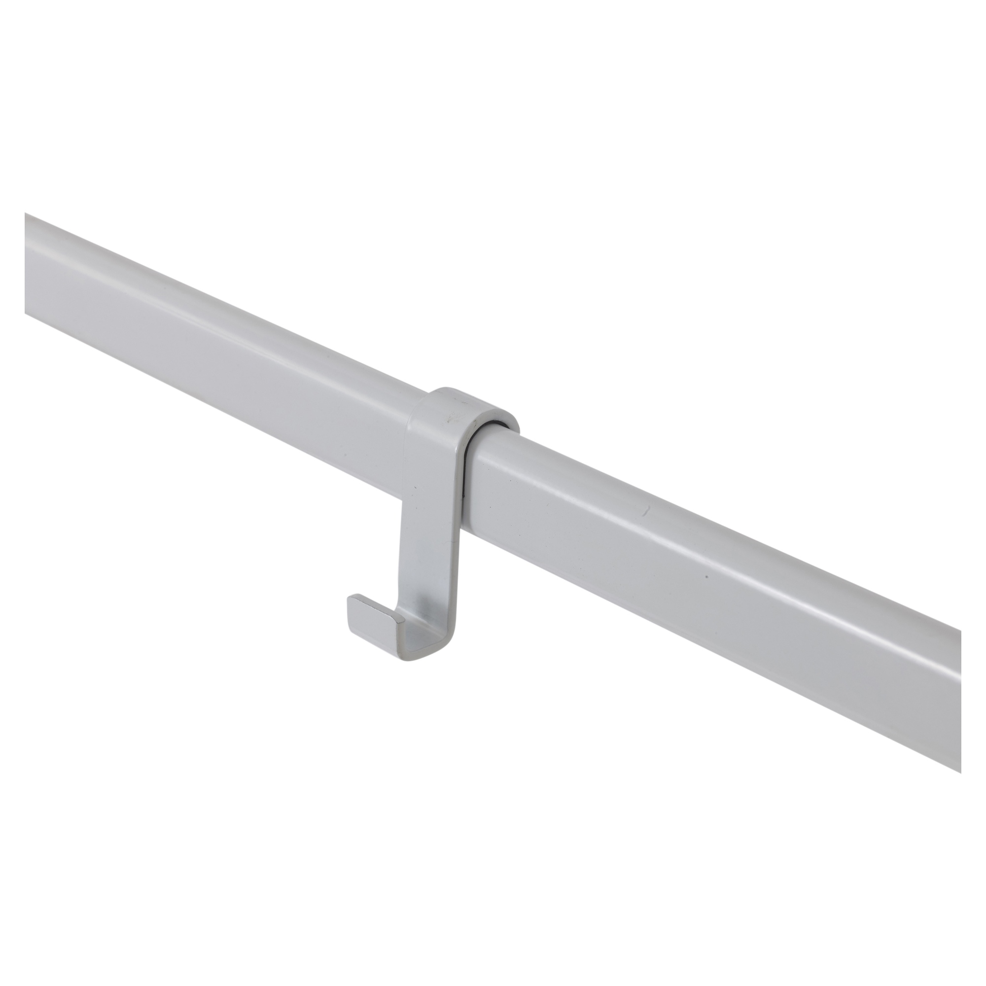 Over Door Hanger Rack Metal 3 Rungs Rail With Hooks Storage Towel