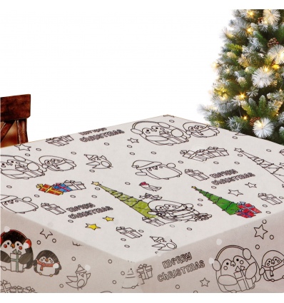 Colour Your Own Christmas Tablecloth [690675]