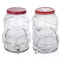 Festive Santa Glass Jar Drink Dispensers