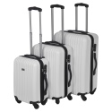 Penn ABS 3pc Suitcase Set 18/22/26" White [412054]