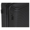 3pcs Suitcase Set with Wheels Black [04058]