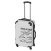 3pc ABS 4 Wheel Spinner Suitcase Set White 18/22/26" [565842]