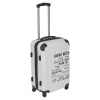 3pc ABS 4 Wheel Spinner Suitcase Set White 18/22/26" [565842]