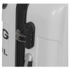 3pc ABS 4 Wheel Spinner Suitcase Set White 18/22/26" [565842]