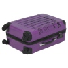 Wheeled Suitcase Set of 3 Purple 18/22/26" [565866]