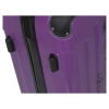 Wheeled Suitcase Set of 3 Purple 18/22/26" [565866]