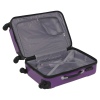 Wheeled Suitcase Set of 3 Purple 18/22/26" [565866]