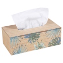 Painted Leaf Design Tissue Box [551648]