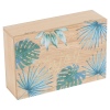 Painted Leaf Design 6 Section Tea Box [551419]