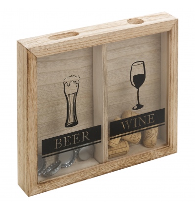 Wine Cork And Beer Cap Collector Box [133325]