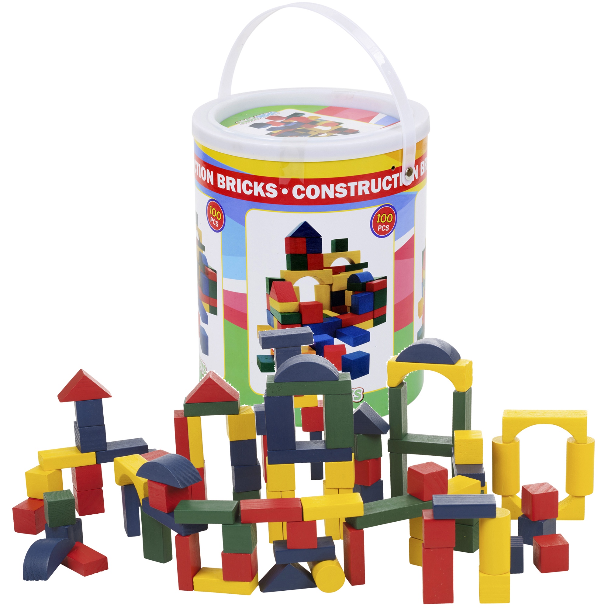 childrens wooden building bricks