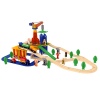 URBN-TOYS 80 Pcs Wooden Train Set [390640]