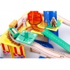 URBN-TOYS 80 Pcs Wooden Train Set [390640]