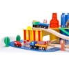 URBN-TOYS 80 Pcs Wooden Train Set [390640]