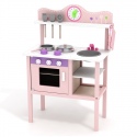 URBN-TOYS Pink Wooden Play Kitchen [390800](AC7702)