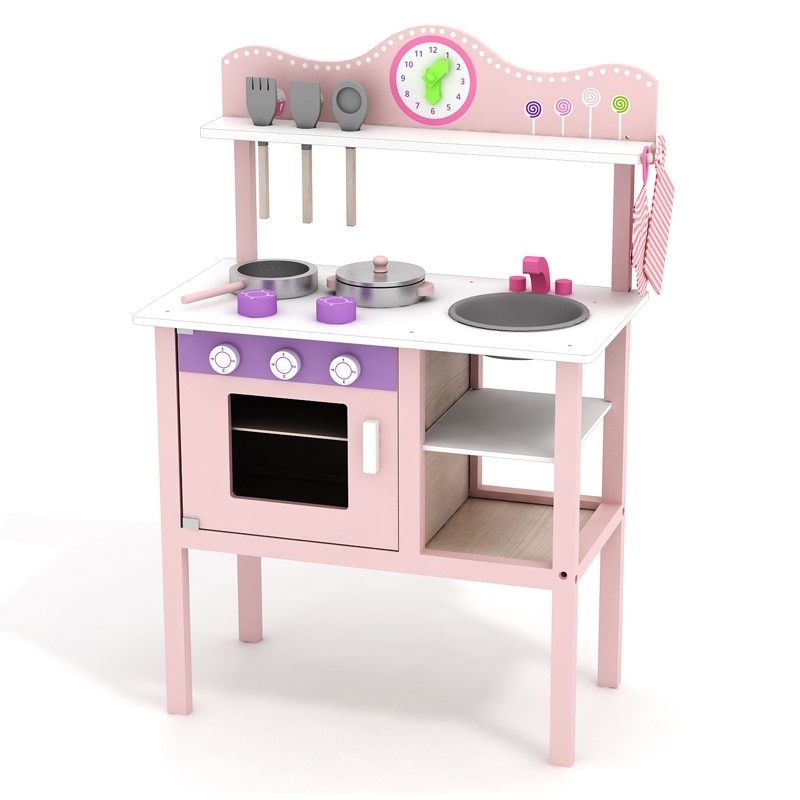 girls wooden play kitchen