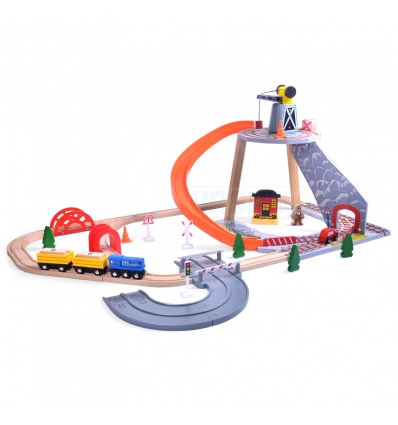 URBN-TOYS 55pcs Mine Track Playset [390848](AC7526)