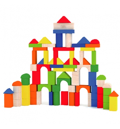 URBN-TOYS 80 Pcs Solid Building Blocks [390718](AC7661)