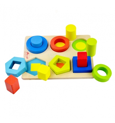 URBN-TOYS Wooden Pattern Recognition Toy [390749](AC7666)