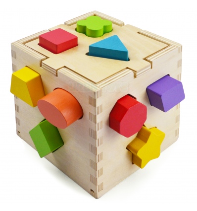 URBN-TOYS Wooden Intelligence Cube Box [390978](AC7662)