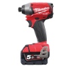 Milwaukee M18CID-502X 18V Fuel 1/4" Hex Impact Driver Kit with 2 x 5.0Ah Batteries [262557]