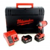 Milwaukee M18CID-502X 18V Fuel 1/4" Hex Impact Driver Kit with 2 x 5.0Ah Batteries [262557]