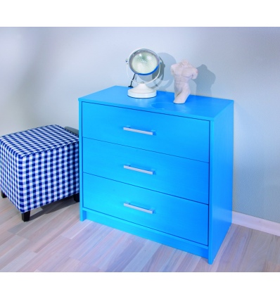 New York Action Chest with 3 Drawers