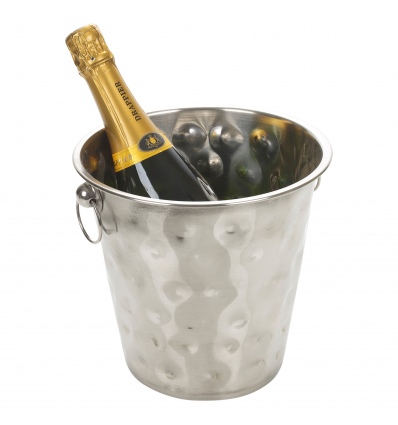 Indented Metal Champagne Bucket [918281]