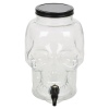 Glass Skull Drinks Dispenser [670974]