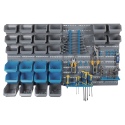 44 Pcs Wall Mountable Tools, Screws & Bits Storage Organiser [390619]