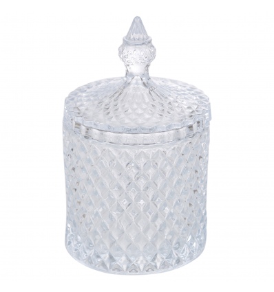 Glass Candy Jar 19.5 x 10.5cm. [105529]