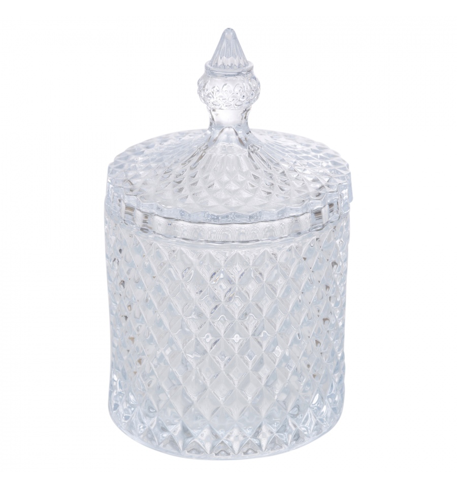 Glass Candy Jar Decorative Glass Jar