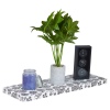 Spaceo Flower Print Floating Shelf 80x25cm [547325]