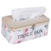 Floral Wooden Tissue Box [567601]