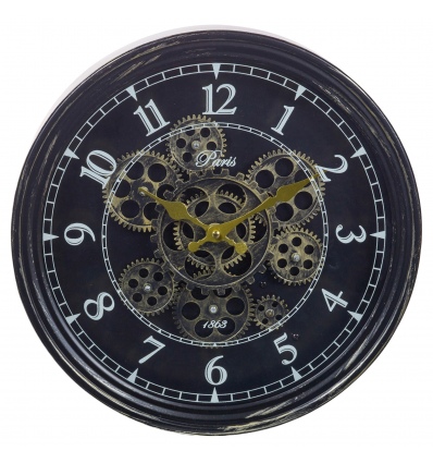 Rotating Gear Wall Clock [948356]