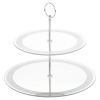 2 Tier Mirror Base Cake Stand [105512]
