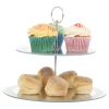 2 Tier Mirror Base Cake Stand [105512]