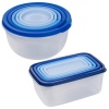 Food Storage Container 5 PCS Rectangle